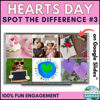 Preview of Hearts and Love Activity | Valentines Day Party Game