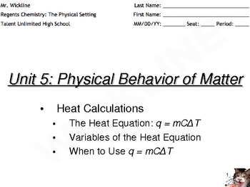 Preview of Heat Calculations