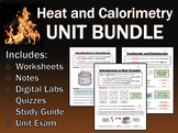Heat, Calorimetry, and Thermochemistry -- Unit Bundle