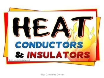 Preview of Heat: Conductors and Insulators POWERPOINT W/NOTES - 3rd Science