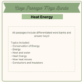 Heat Energy Cloze Passages Bundle!