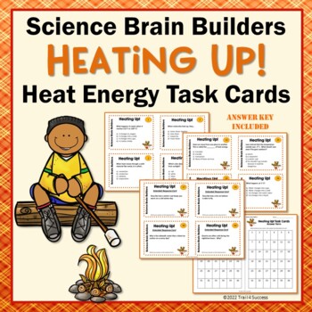 Preview of Heat Energy Task Cards Science Concepts Printable Worksheets