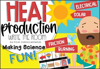 Preview of Heat Energy // Thermal Energy Heat Production Sort Activities
