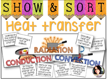 Preview of Heat Energy/ Transfer Sort CONDUCTION, CONVECTION, AND RADIATION