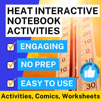 Preview of Heat Thermal Energy and Temperature Interactive Notebook Activities