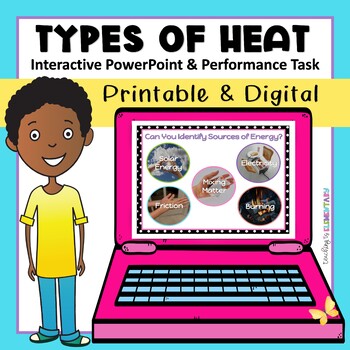 Preview of Types of Heat Mini Unit | PRINTABLE & DIGITAL (Google Classroom)