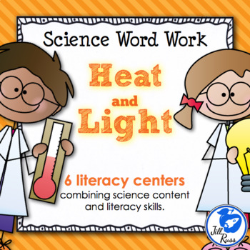 Preview of Heat & Light: 6 Literacy Stations combining Science and Literacy for Big Kids