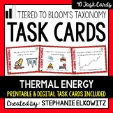 Thermal Energy and Heat Task Cards | Printable & Digital