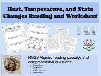 Preview of Heat, Temperature, Thermal Energy, and States of Matter Changes
