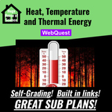 Heat, Temperature and Thermal Energy Webquest (GOOD SUB PL