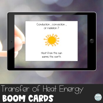 Preview of Heat Transfer Boom Cards - Digital Task Cards