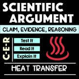 Heat Transfer CER with Claim Evidence Reasoning MS-PS3-4