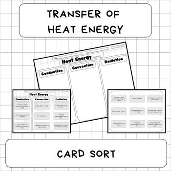Preview of Heat Transfer: Card Sort
