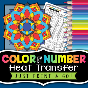 Preview of Heat Transfer Color by Number - Science Color By Number Review Activity