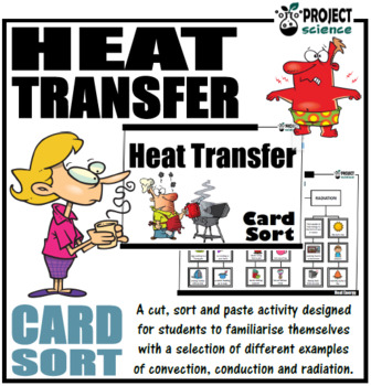 Preview of Heat Transfer [Conduction-Convection-Radiation] Card Sort Cut and Paste Activity