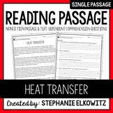 Heat Transfer Reading Passage | Printable & Digital