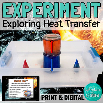 Preview of Heat Transfer Convection Currents Science Lab Experiments PRINT and DIGITAL