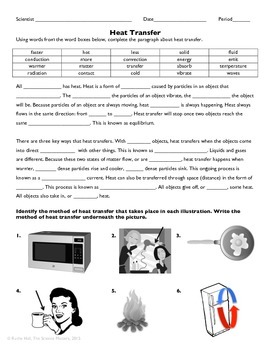 Preview of Heat Transfer Practice Worksheet