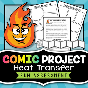 Preview of Heat Transfer Project - Comic Strip Activity - Fun Assessment