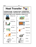 Heat Transfer Worksheet Convection Conduction and Radiation
