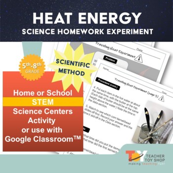 Preview of Heat Transfer and Heat Energy Activity | Google Slides™ + PDF (print)