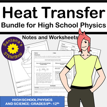 Preview of Heat Transfer and Temperature Bundle for High School Physics