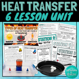 Heat Transfer and Thermal Energy Unit Bundle of 6 Science Lessons