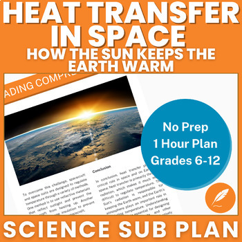 Preview of Heat Transfer in Space: EM Radiation Solar Thermal (NO PREP Sub) Activities++