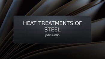 Preview of Heat Treating of Steel