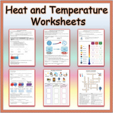 Heat and Temperature - Worksheets | Printable & Distance Learning
