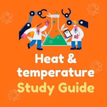 Preview of Heat and temperature vocabulary with pictures