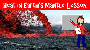 Preview of The Earth's Mantle No Prep Lesson w/ Power Point, Worksheet and Word Search
