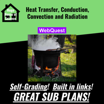 Preview of Heat transfer, Conduction, Convection and Radiation WebQuest (MS-PS1, MS-PS3)