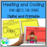 Heating and Cooling Interactive Book Bundle DIGITAL AND PRINTABLE