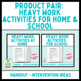 Heavy Work Activities for Home and School Product Pair