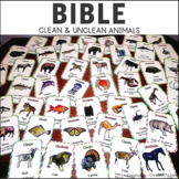 Hebrew Activity Cards - Clean / Unclean Animals