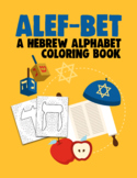 Hebrew Alphabet Coloring Book, Fun Jewish Learning For Kids