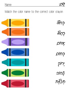 Writing With Color — Hebrew, Used Incorrectly