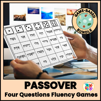Preview of Hebrew Reading Practice through Passover Words