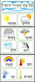 Hebrew Weather words | Classroom decor