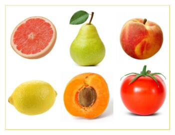 Preview of Hebrew fruits פרות: Set 1