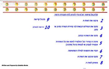Preview of Hebrew the letter Chet