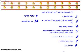 Preview of Hebrew the letter Samech - ???? ?