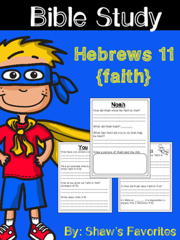 Preview of Hebrews 11 Bible Study