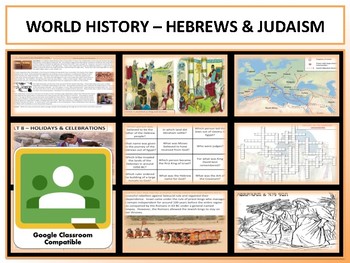 Preview of Hebrews & Judaism - Complete Unit - Google Classroom Compatible