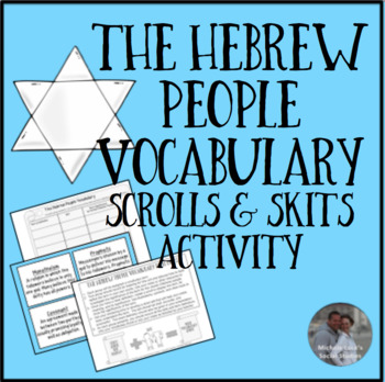 Preview of The Hebrew People Vocabulary Scrolls & Skits Activity