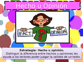 Preview of Hecho vs. Opinion Fact vs. Opinion in Spanish  Miami Info.