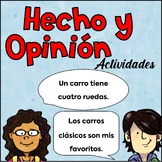 Hecho y Opinión / Actividades / Fact and Opinion (Spanish)
