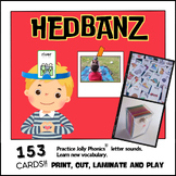 Hedbanz game to practice Jolly Phonic® sounds.