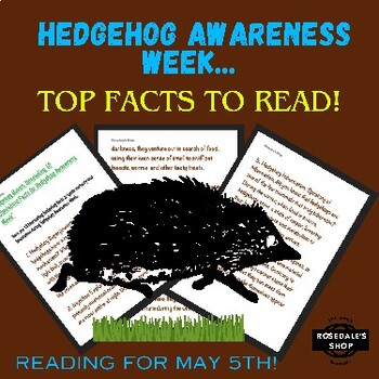 Preview of Hedgehog Haven: Unraveling 10 Astonishing Facts for Hedgehog Awareness Week